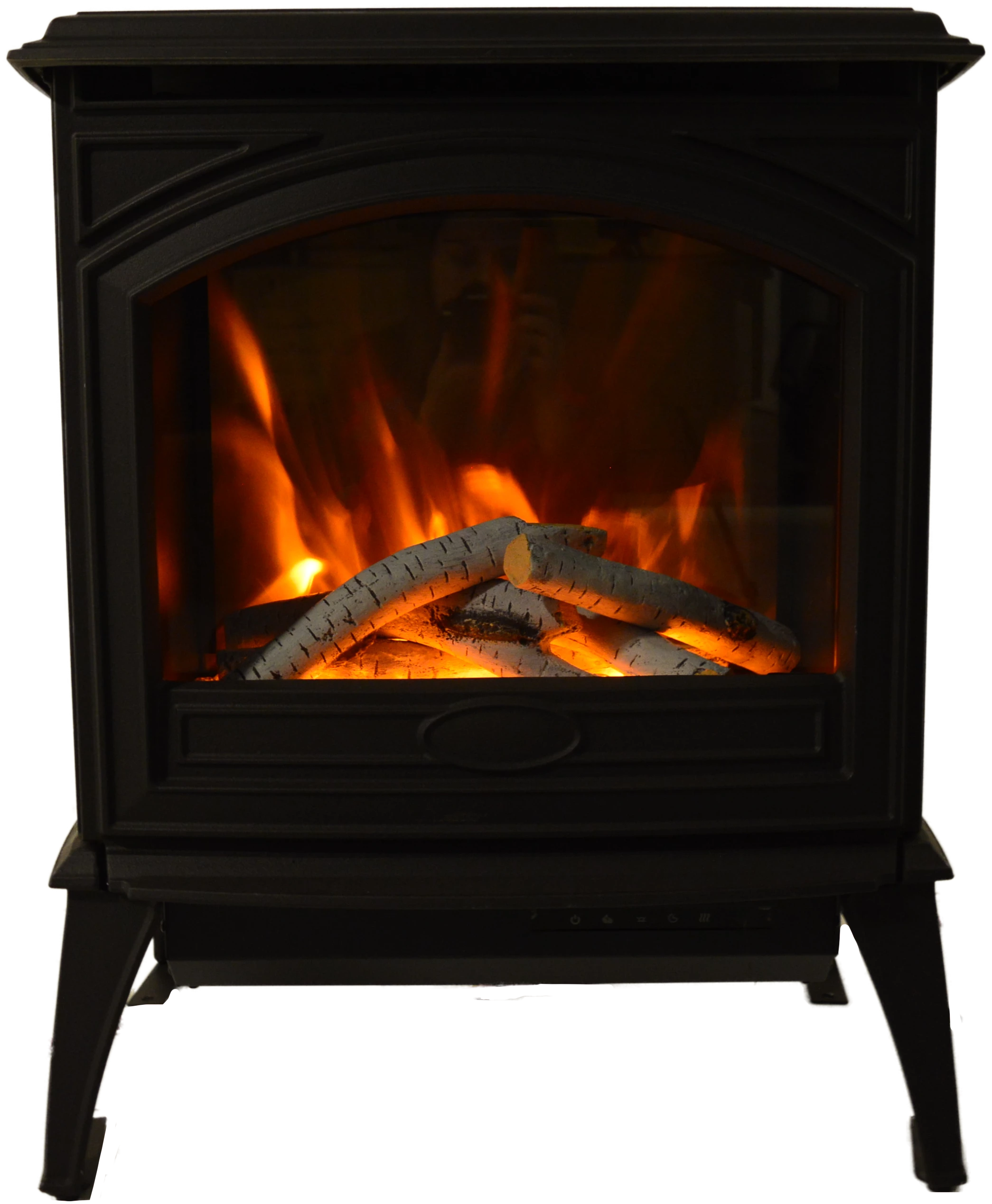 Cast Iron Freestand E50 Electric Fireplace